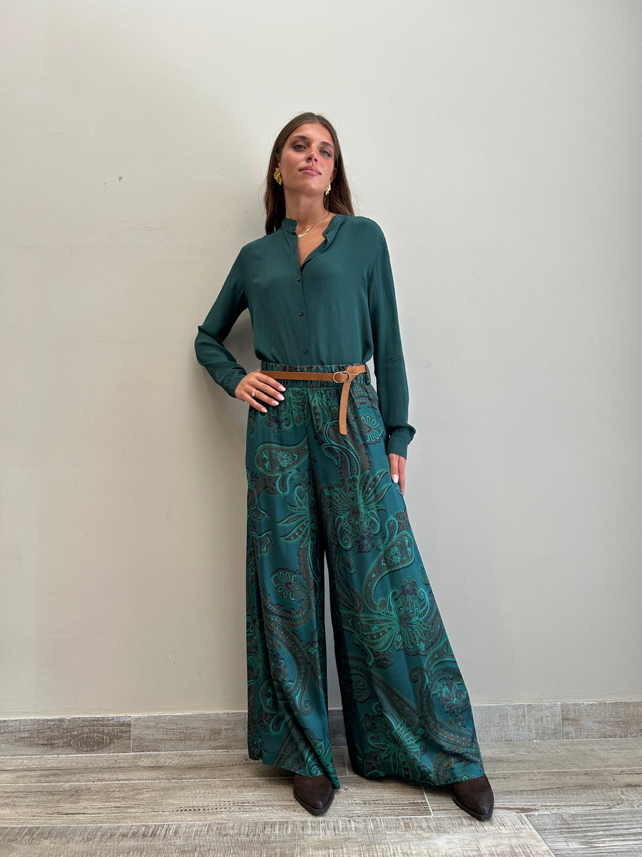 LE STREGHE Camicia verde