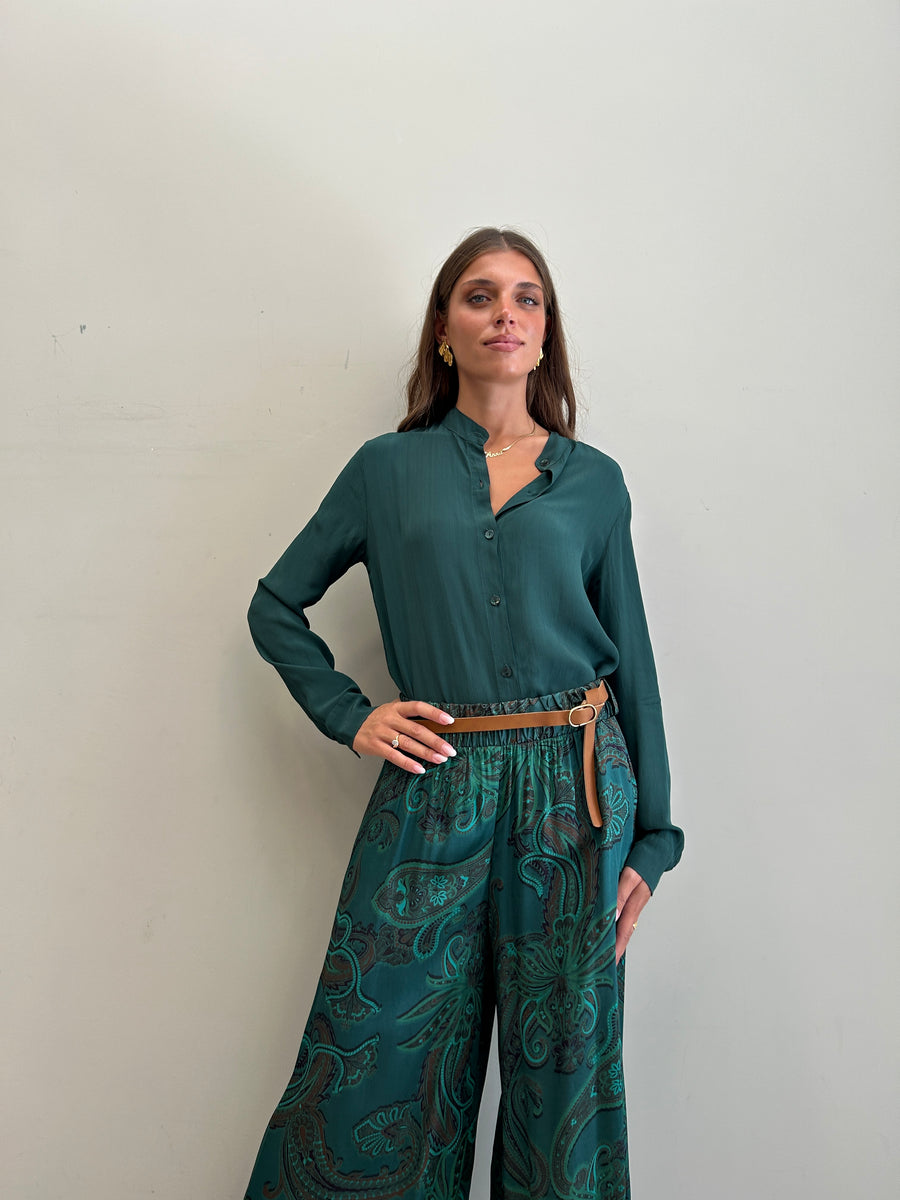 LE STREGHE Camicia verde