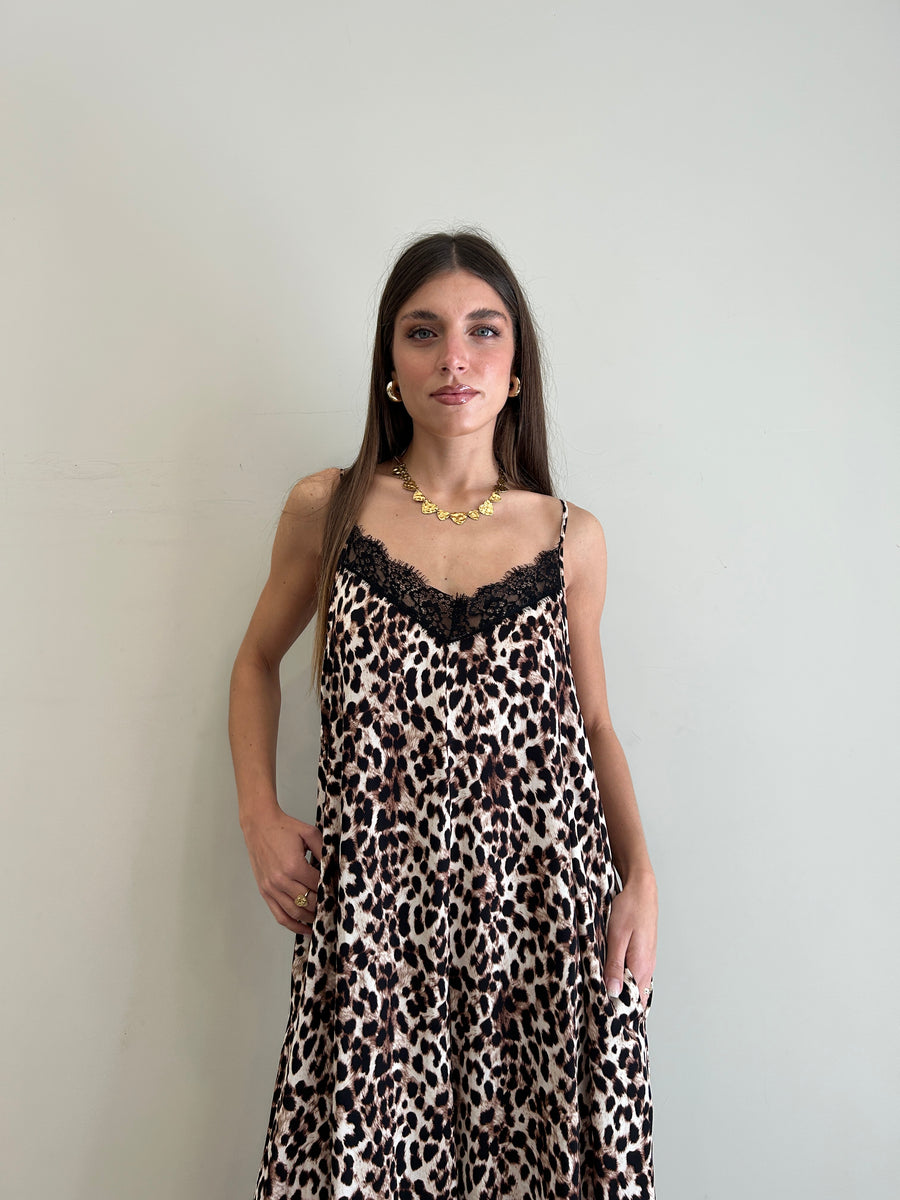 MOTEL Tuta palazzo leopard