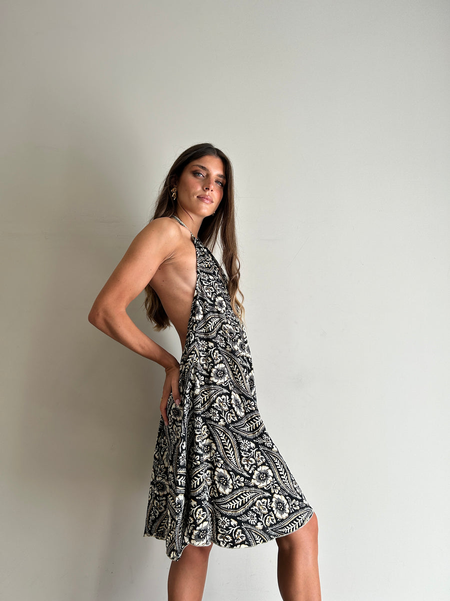 FREELOVE Abito Freedom Seta Coachella Black