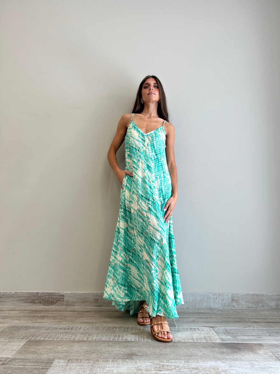 FREELOVE Abito lungo HARMONY Gipsy menta
