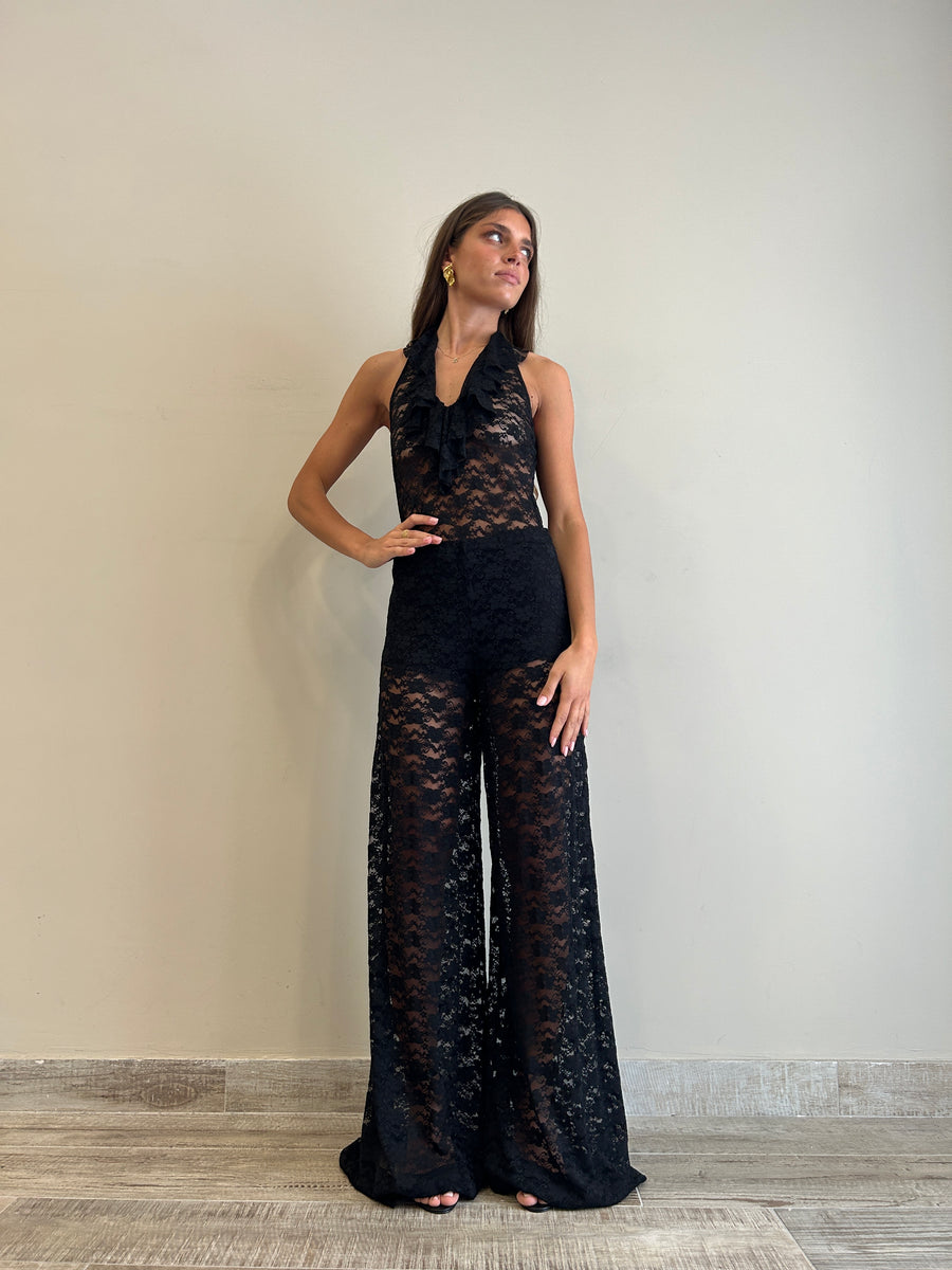 LMN Body pizzo nero