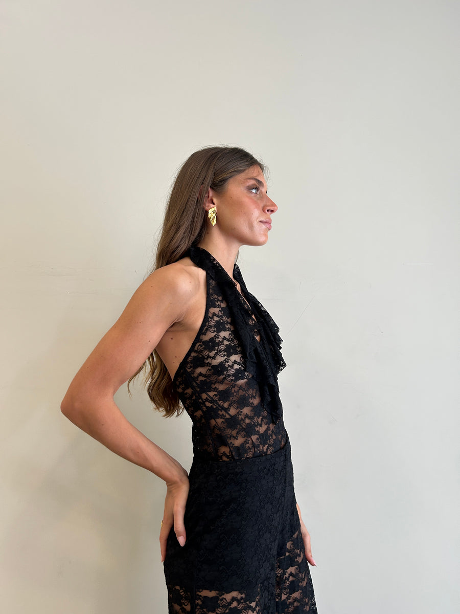 LMN Body pizzo nero