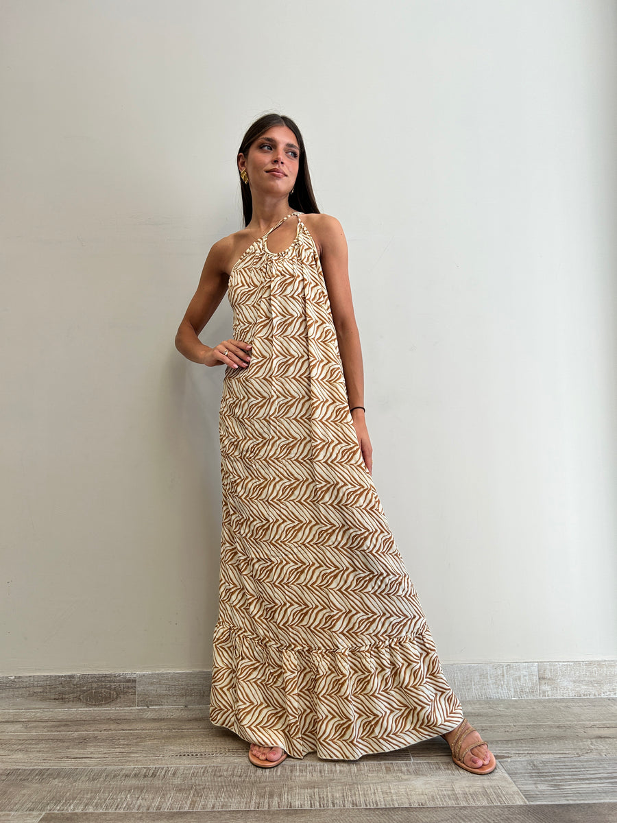 Freelove Abito lungo MOON seta Boho Sand