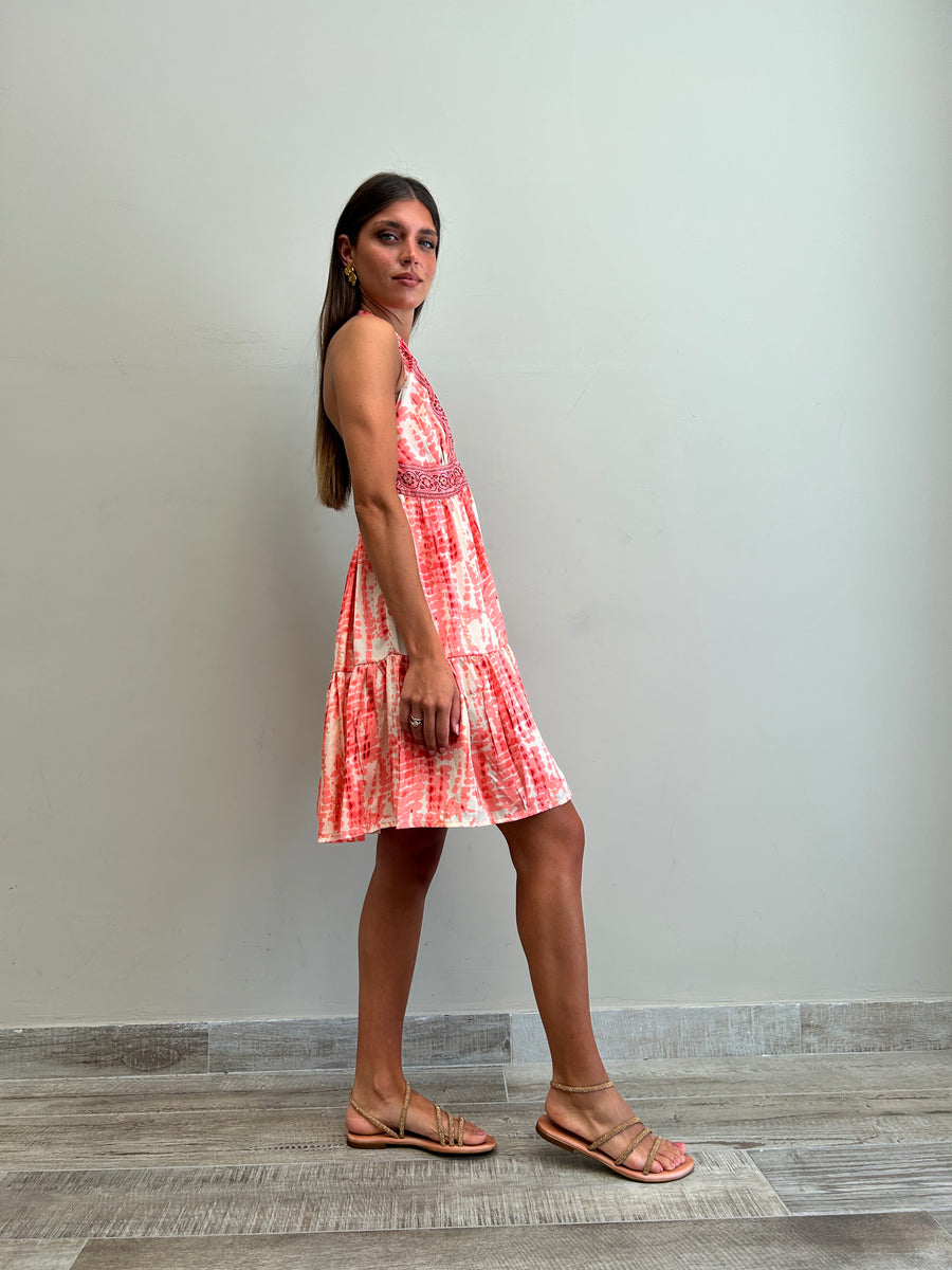 FREELOVE Abito MARINA seta Gipsy Coral