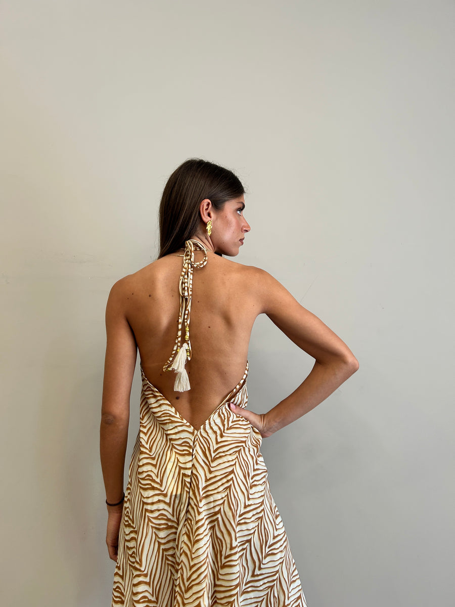 FREELOVE Abito BEACH SHORT seta Boho Sand