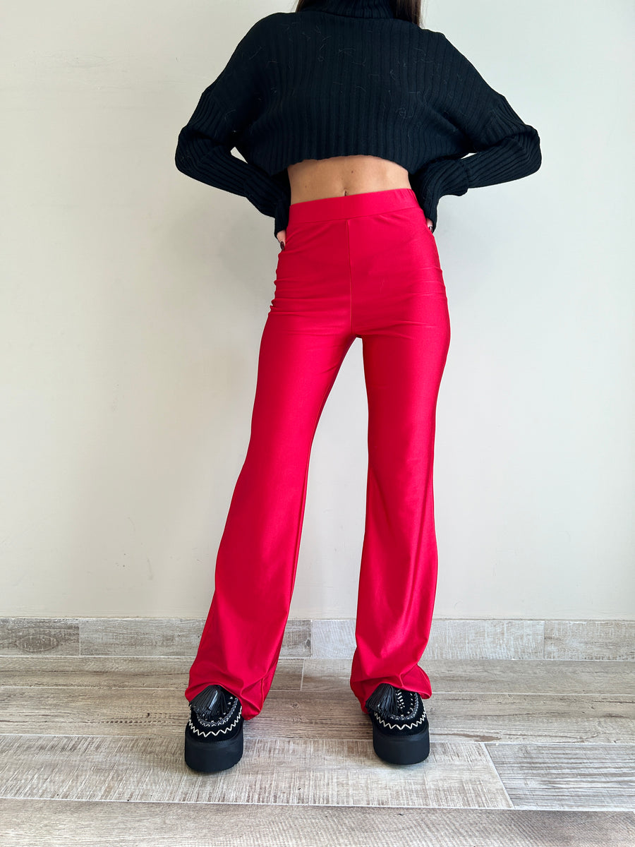 MATINEE Leggings zampa lycra rosso