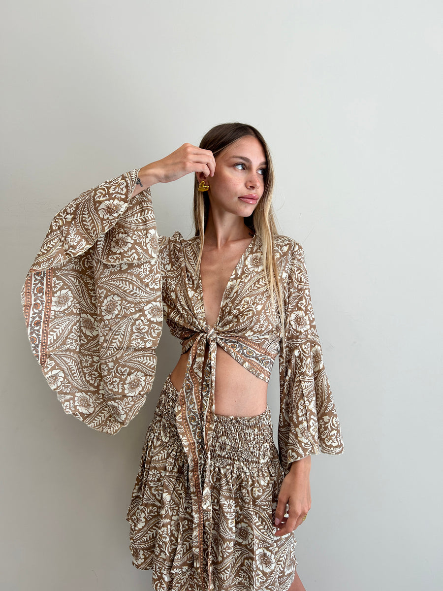 FREELOVE Gipsy top seta Coachella Sand