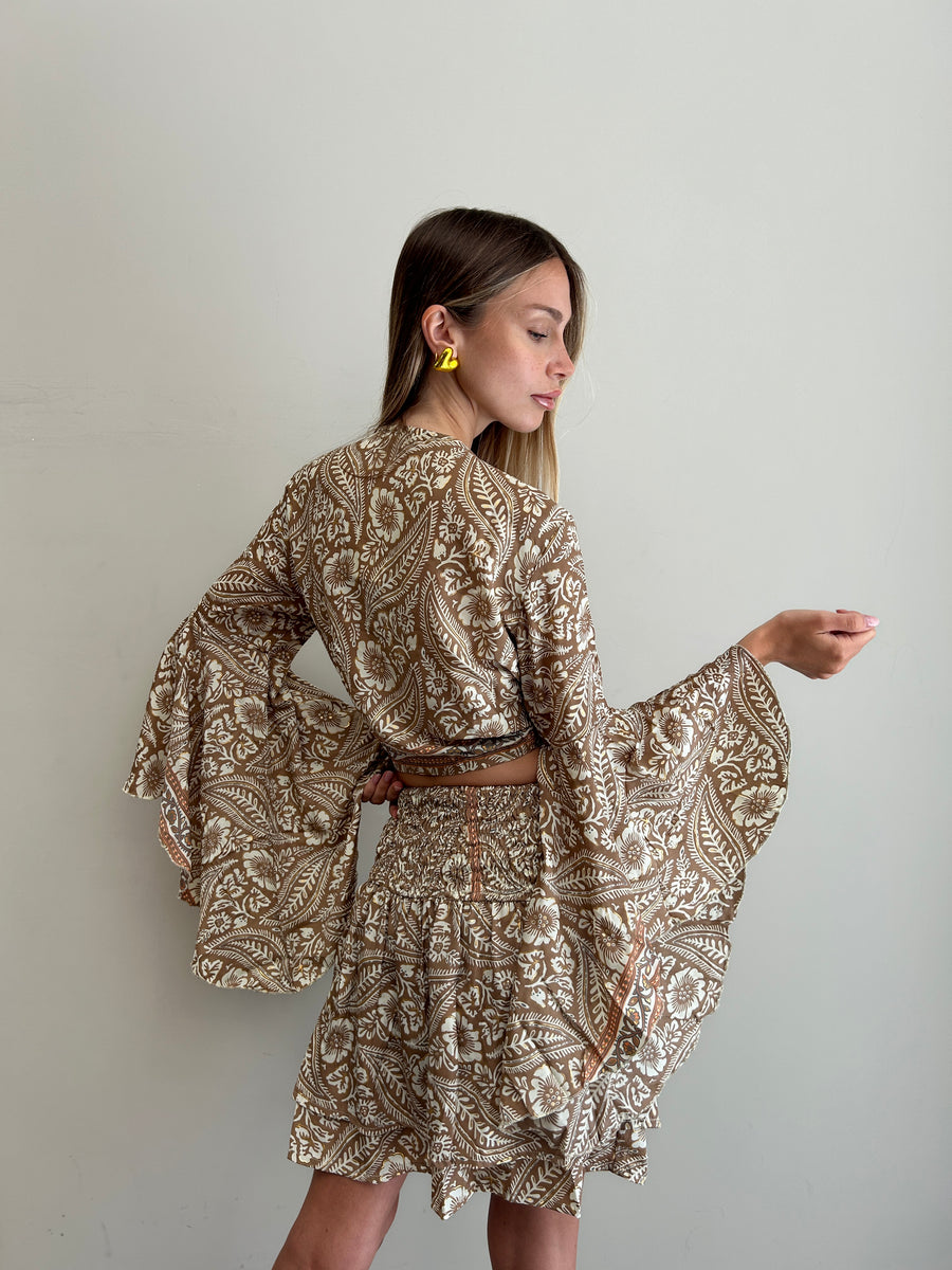 FREELOVE Gipsy top seta Coachella Sand