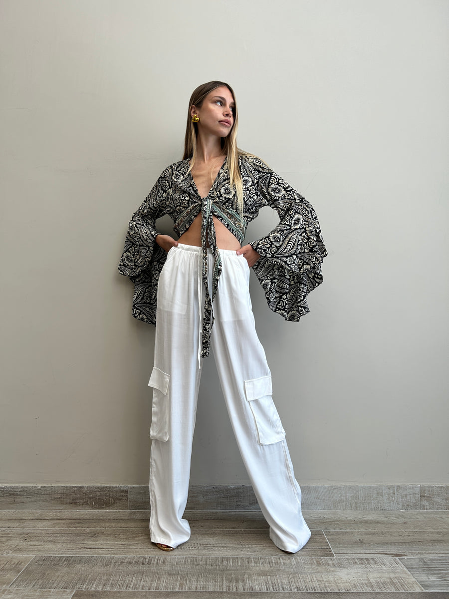 FREELOVE Gipsy top seta Coachella black