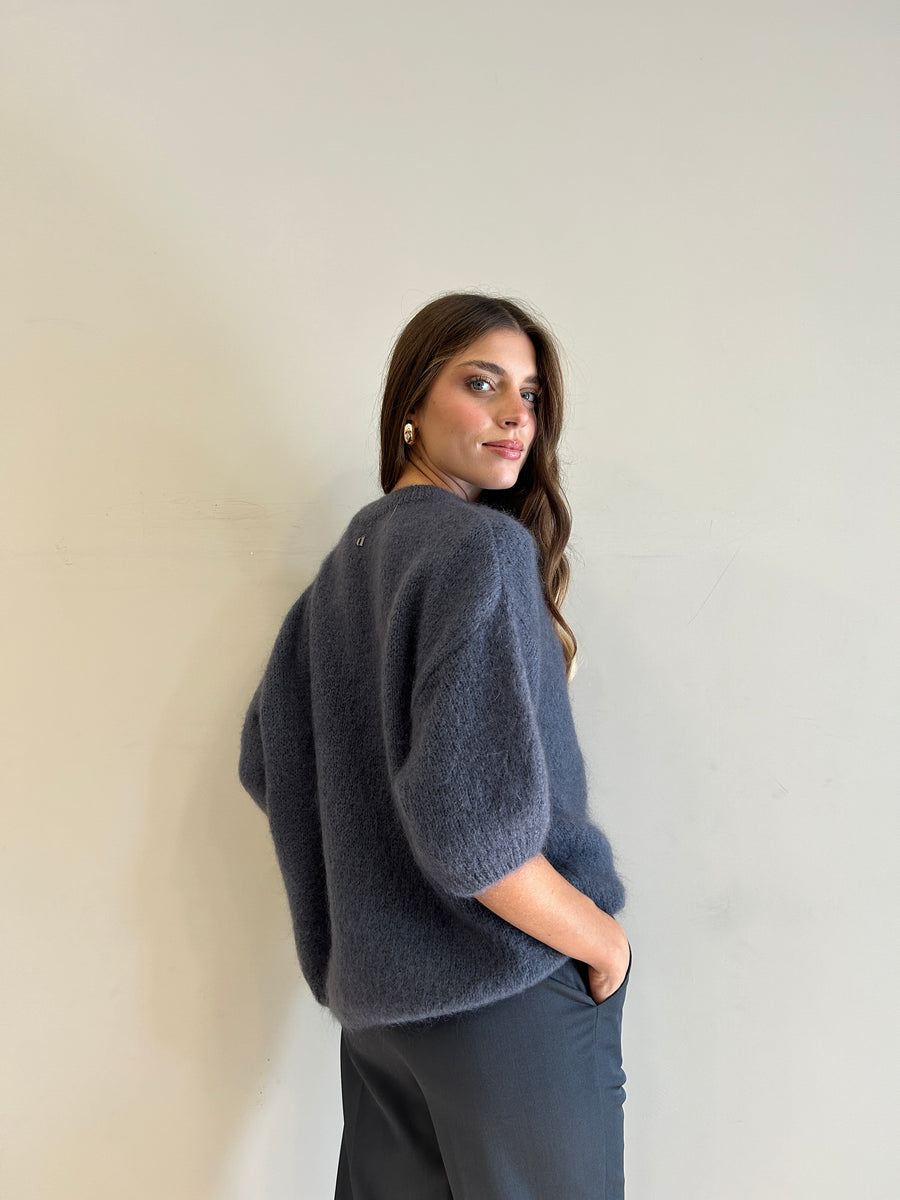 DIXIE Maglia mohair Grigio