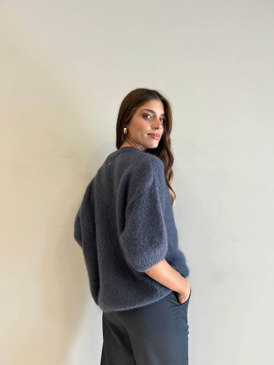 DIXIE Maglia mohair Grigio