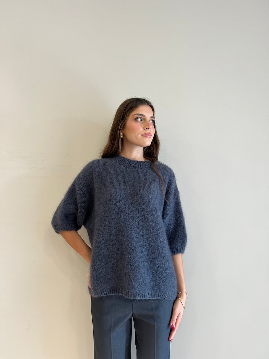 DIXIE Maglia mohair Grigio