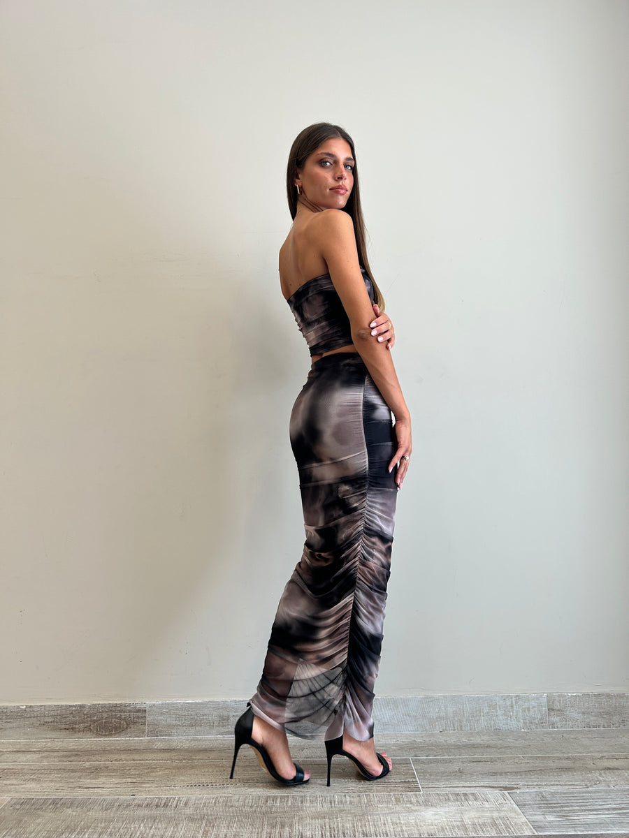 GIPSY INSIDE Set Top e gonna  tulle fantasia