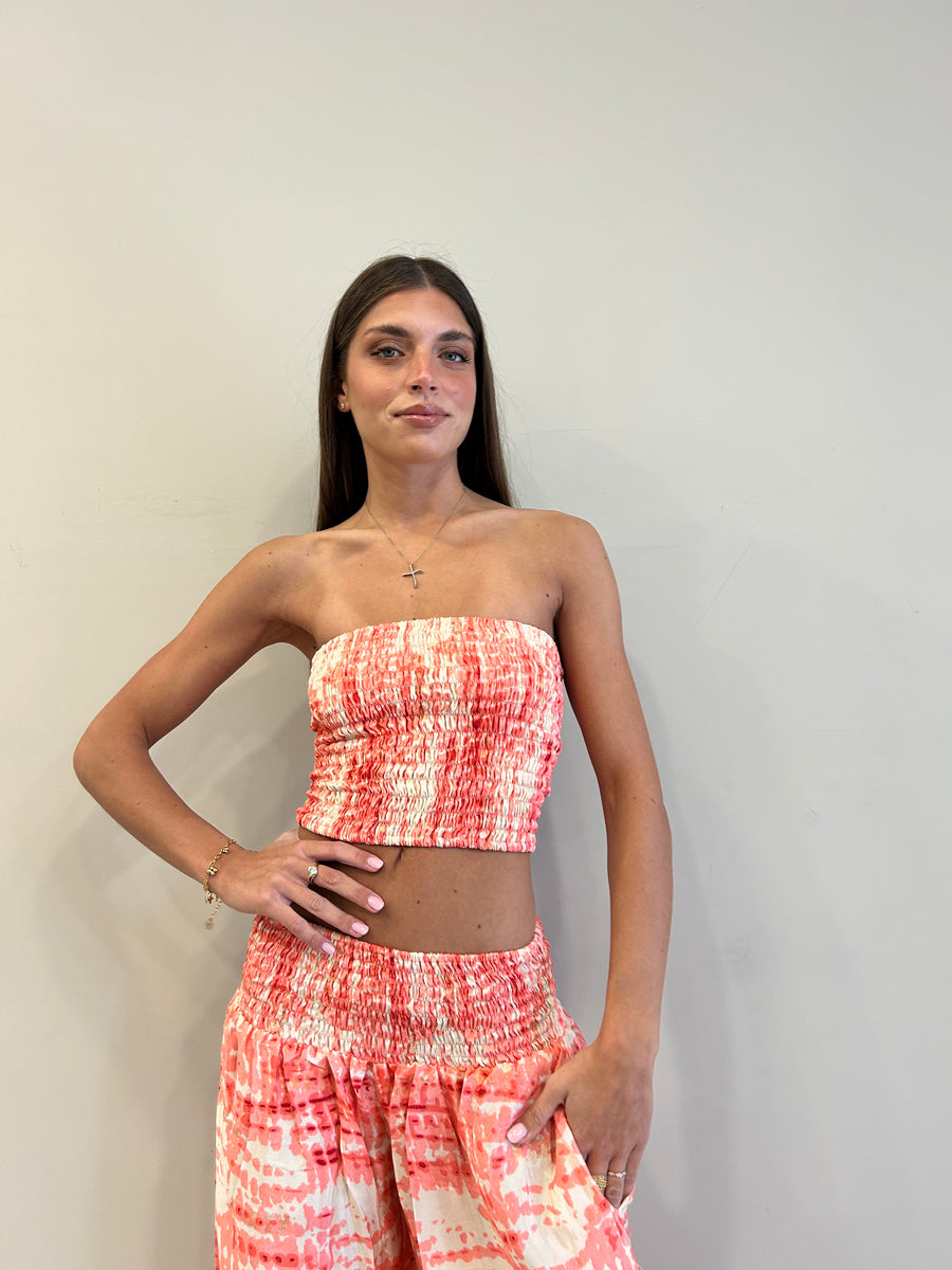 FREELOVE String top seta Gipsy Coral
