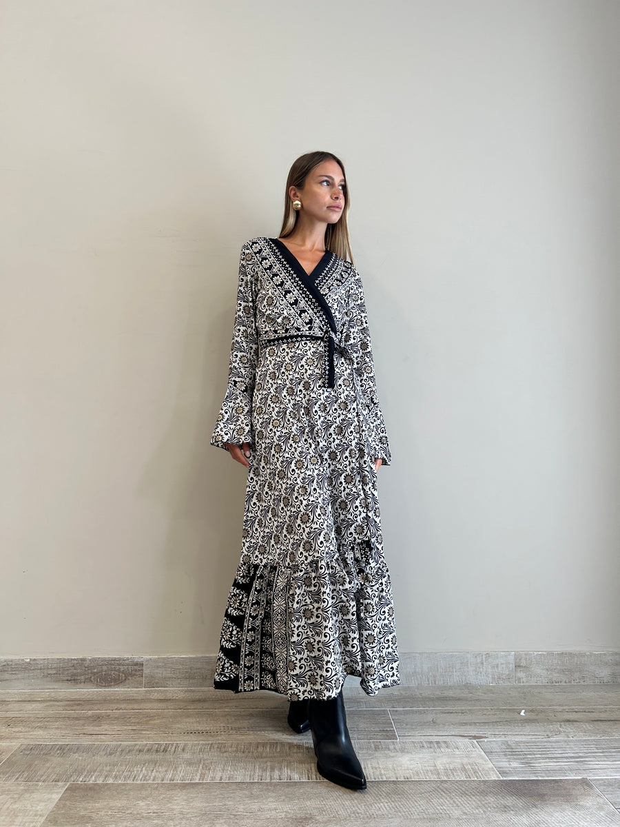 FREELOVE Abito KIMONO Seta Sunrise