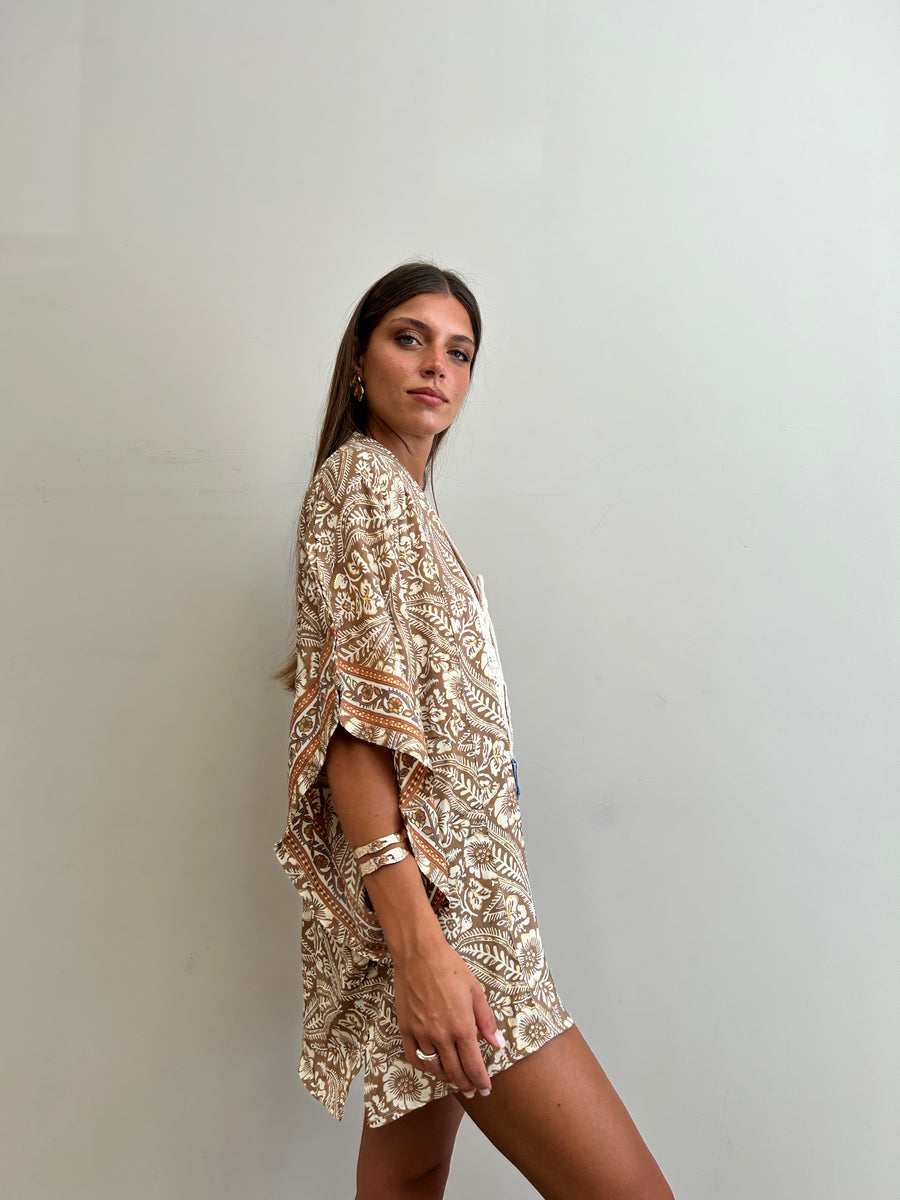 FREELOVE Kimono Fairy seta Coachella sand