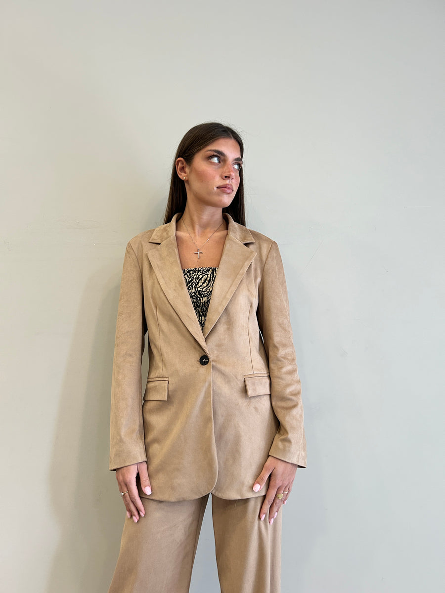 MOTEL Blazer eco daino camel