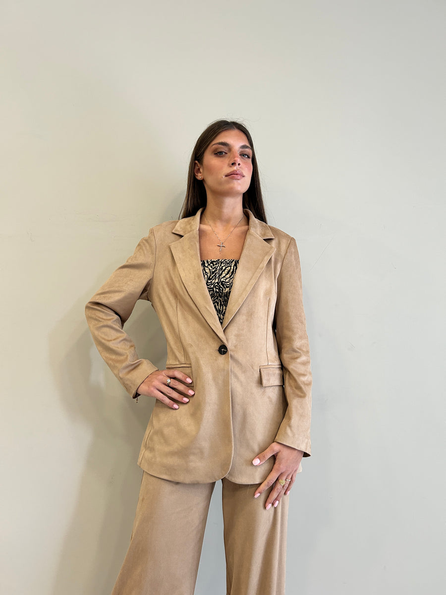 MOTEL Blazer eco daino camel