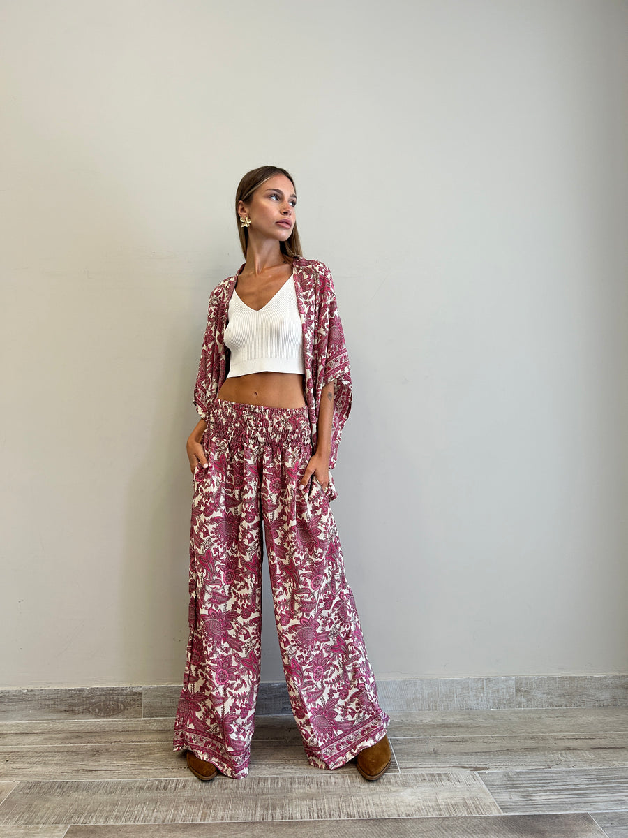 FREELOVE Panta Freelove Seta Hibiscus Pink