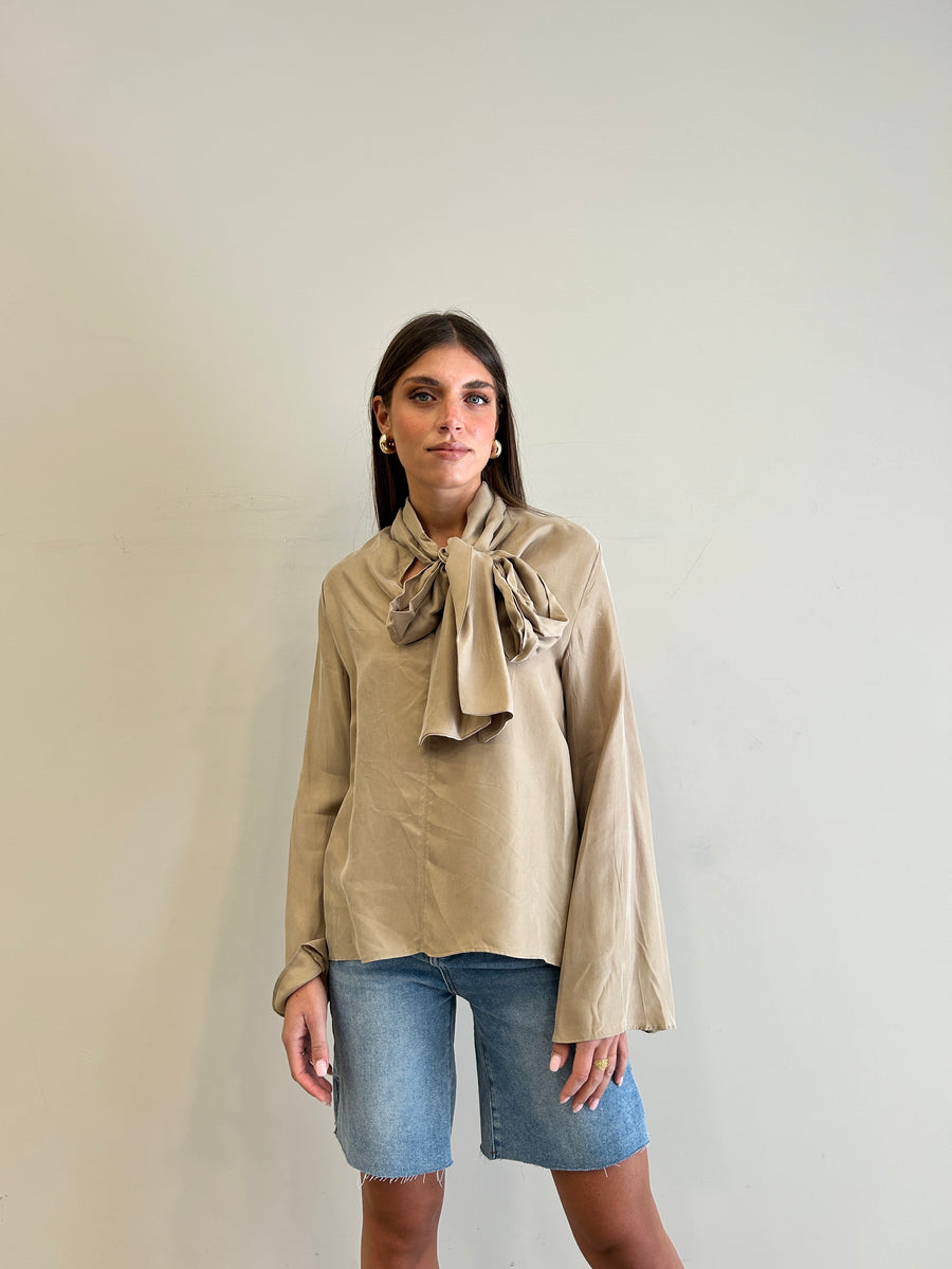 LMN Camicia fiocco sand
