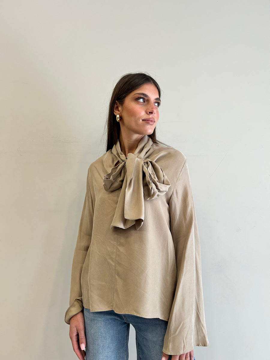 LMN Camicia fiocco sand