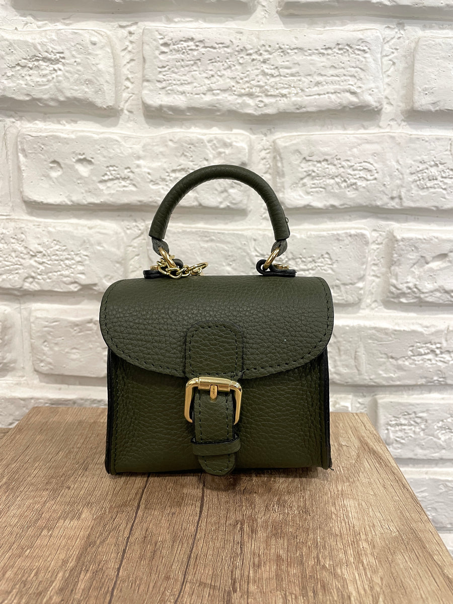 GIPSY INSIDE Mini borsa pelle verde